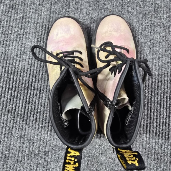 Dr. Martens 1460 Boots Mens Size 4 Womens 5 Tie Dye‎ Suede Side Zip 8 Eye Combat main image 5